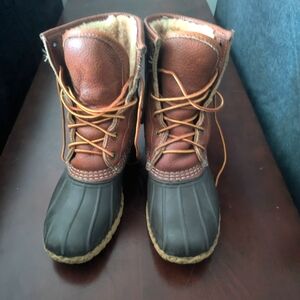 Women's Bean Boots, 8" Sherpa-Lined Insulated